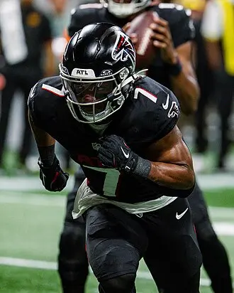 Brian Robinson Jr. scores three times against the Saints